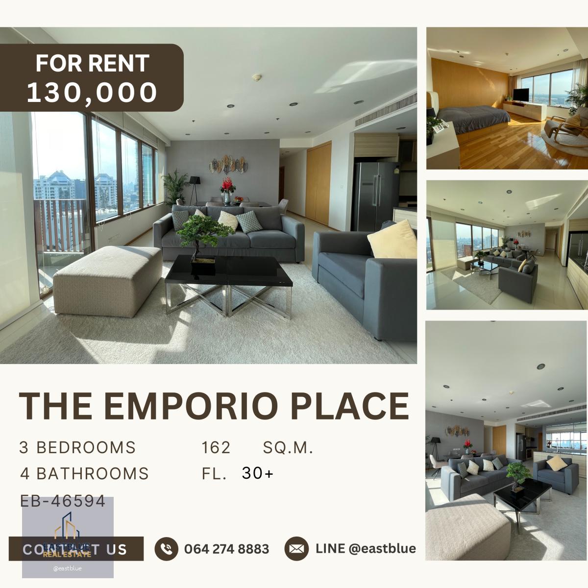 The Emporio Place, 3 bed, 130000 per month