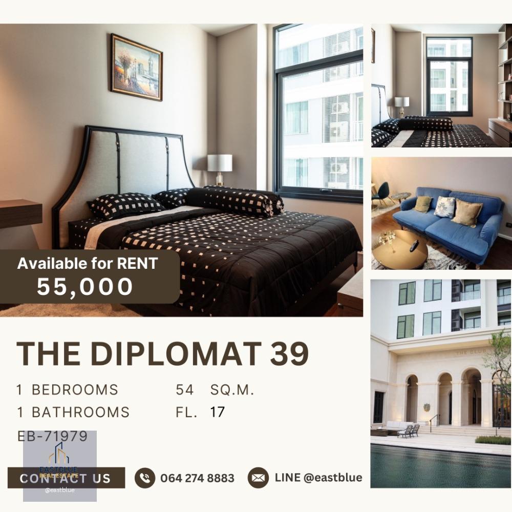 The Diplomat 39 1 Bed 1 Bath 14FL for rent 50k per month