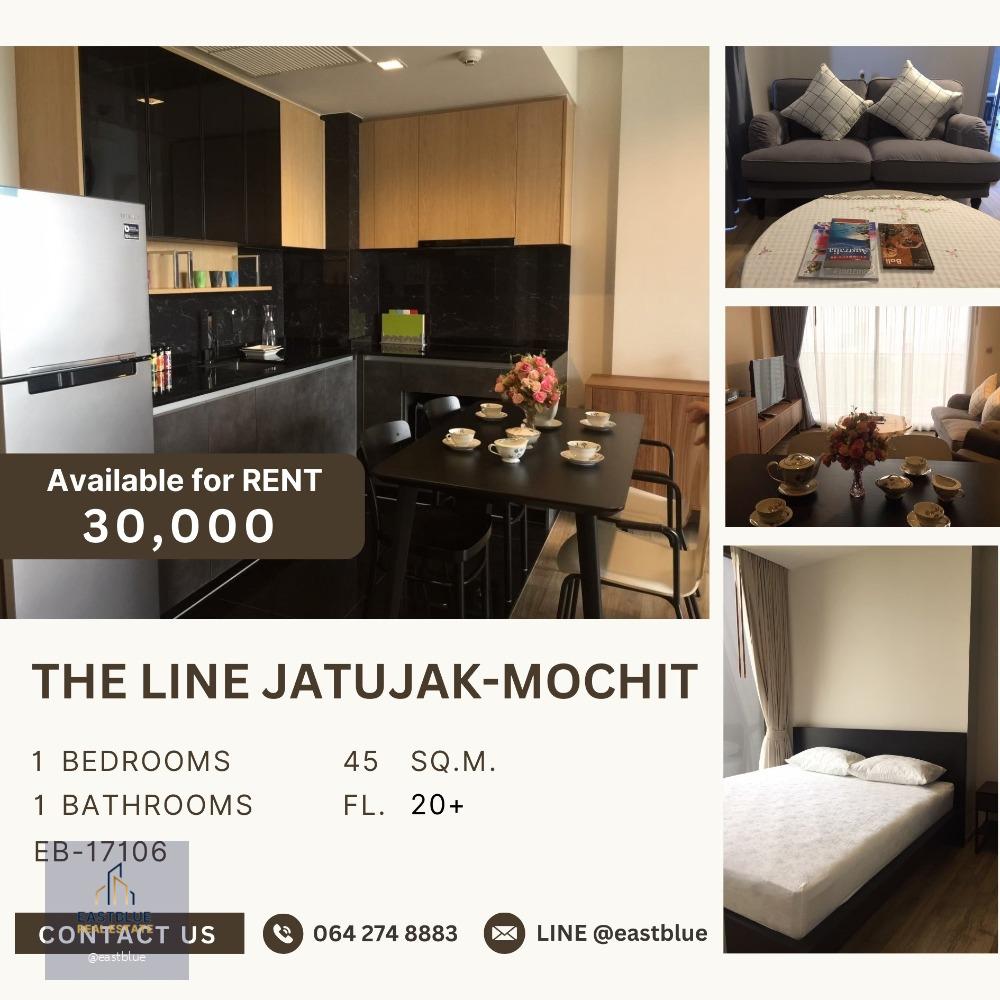 The Line Jatujak-Mochit 1 Bed for rent 30k 064-274-8883