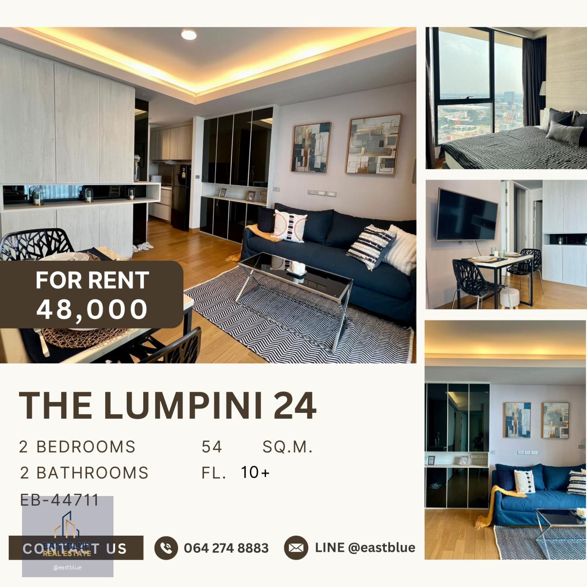 The Lumpini 24, 2 bed, 48000 per month