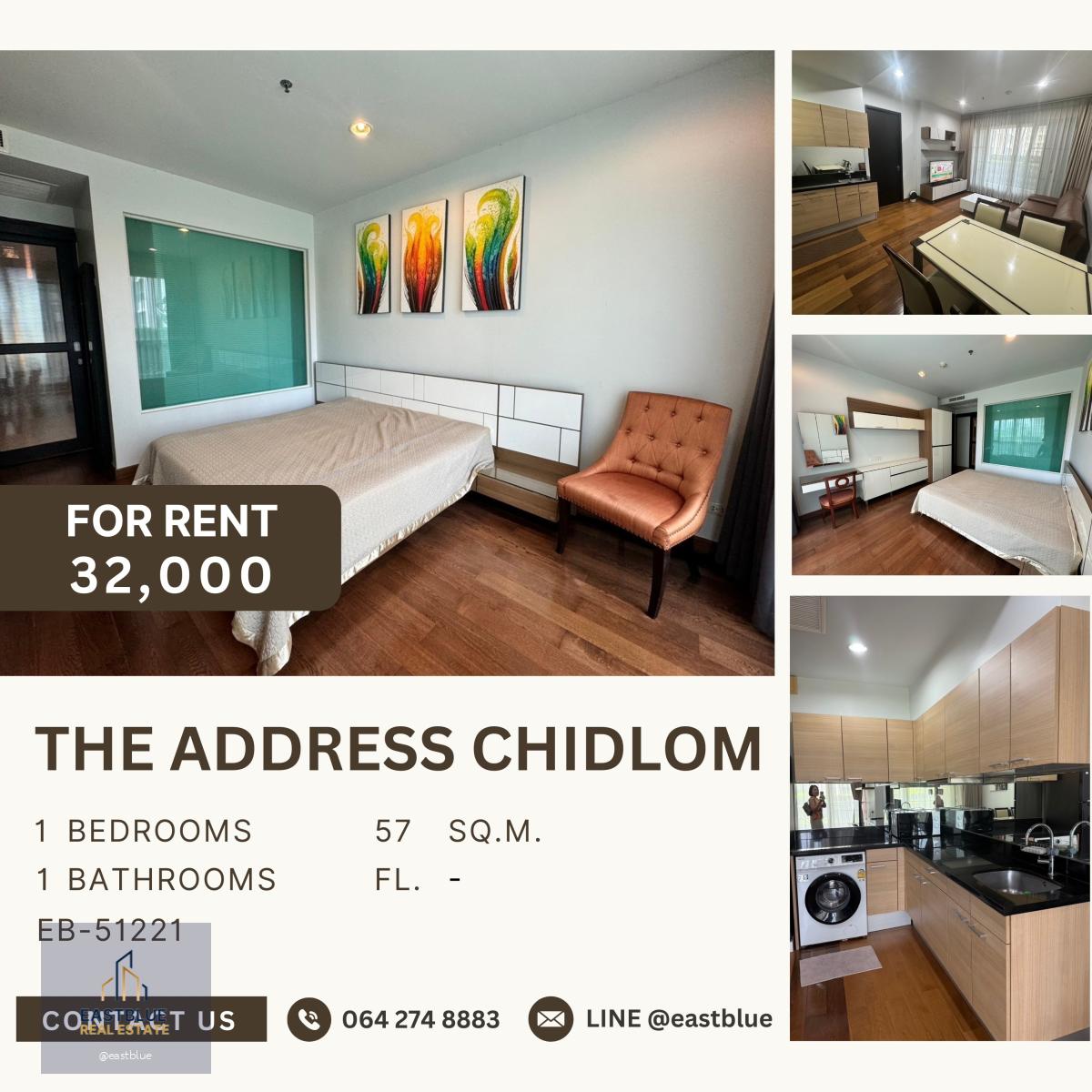 The Address Chidlom, 1 bed, 32000 per month