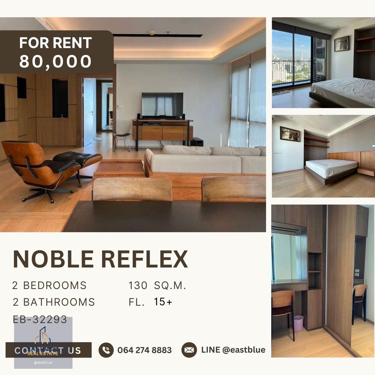 Noble Reflex, 2 bed, 80000 per month