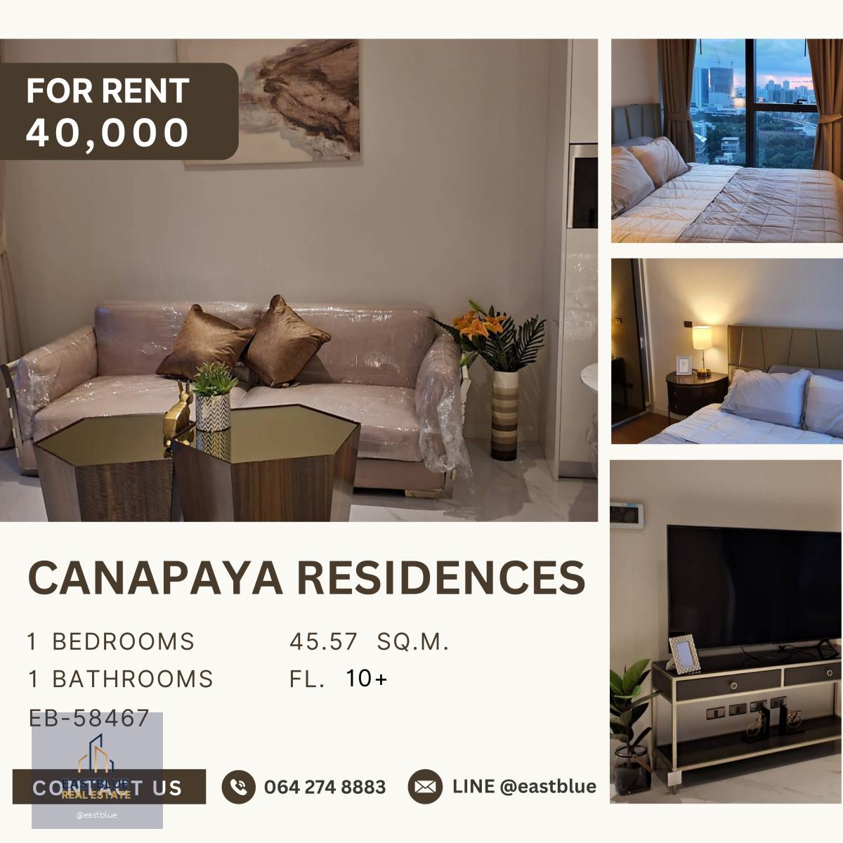 Canapaya Residences, 1 bed, 40000 per month