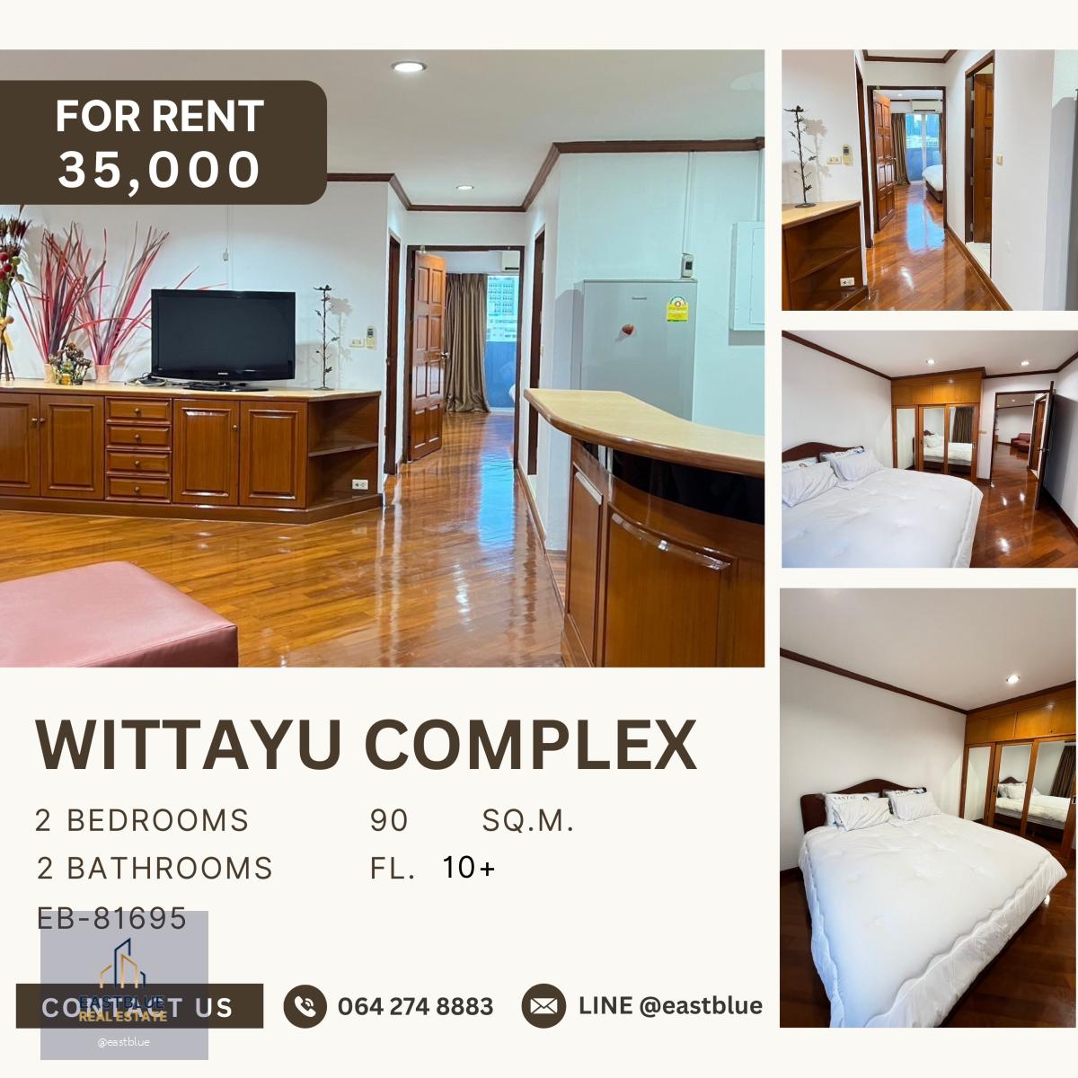 Wittayu Complex, 2 bed, 35000 per month