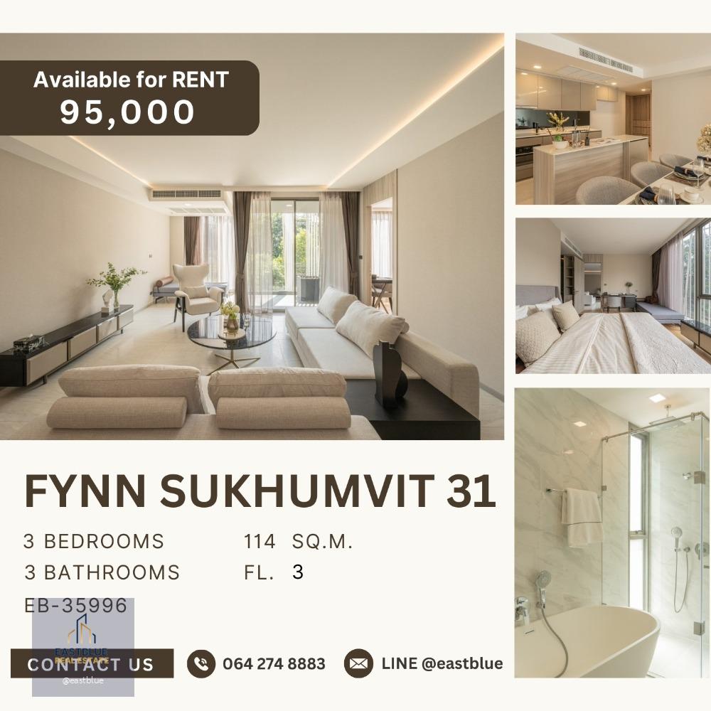 FYNN Sukhumvit 31 for rent 95k