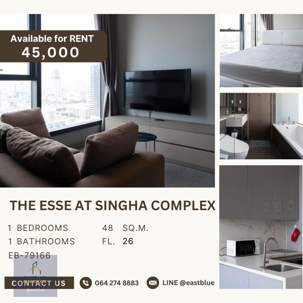 The Esse at Singha Complex Super luxury condo for rent 45k 064-274-8883