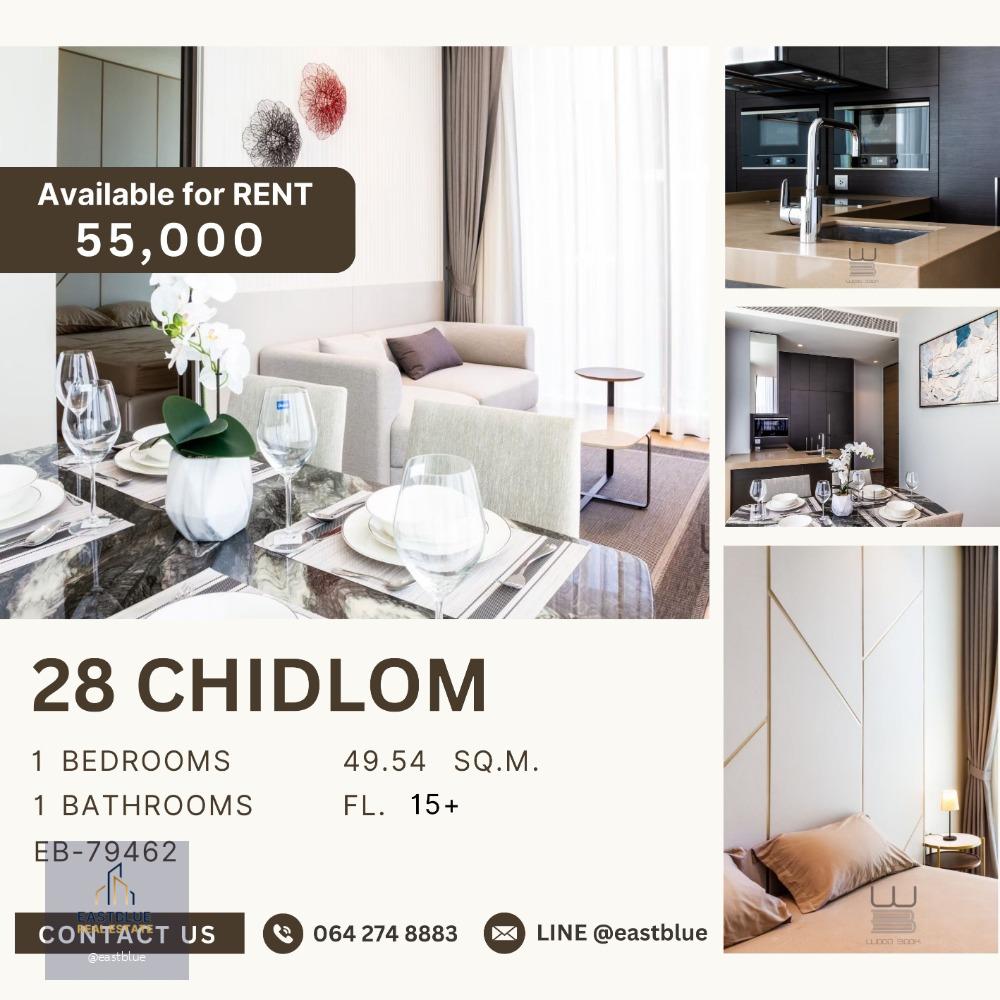 28 Chidlom 1 Bed 1 Bath 25K per month