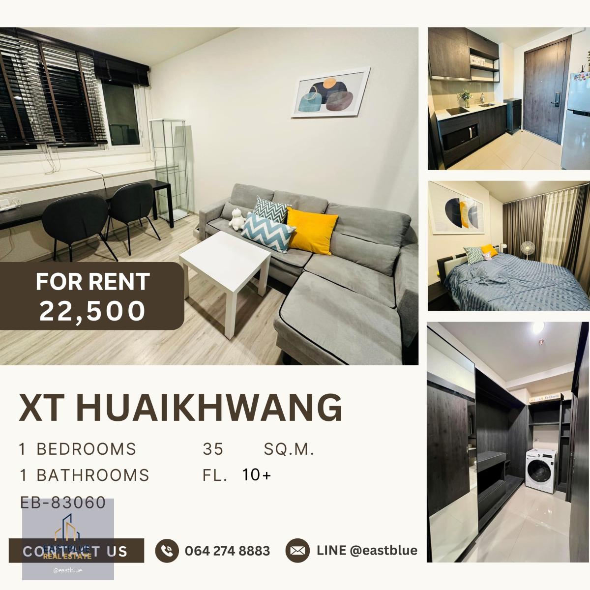 XT Huaikhwang, 1 bed, 22500 per month