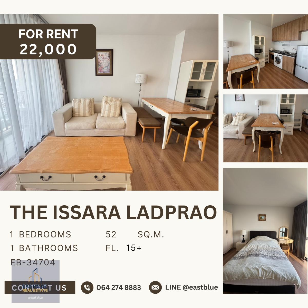 The Issara Ladprao, 1 bed, 22000 per month