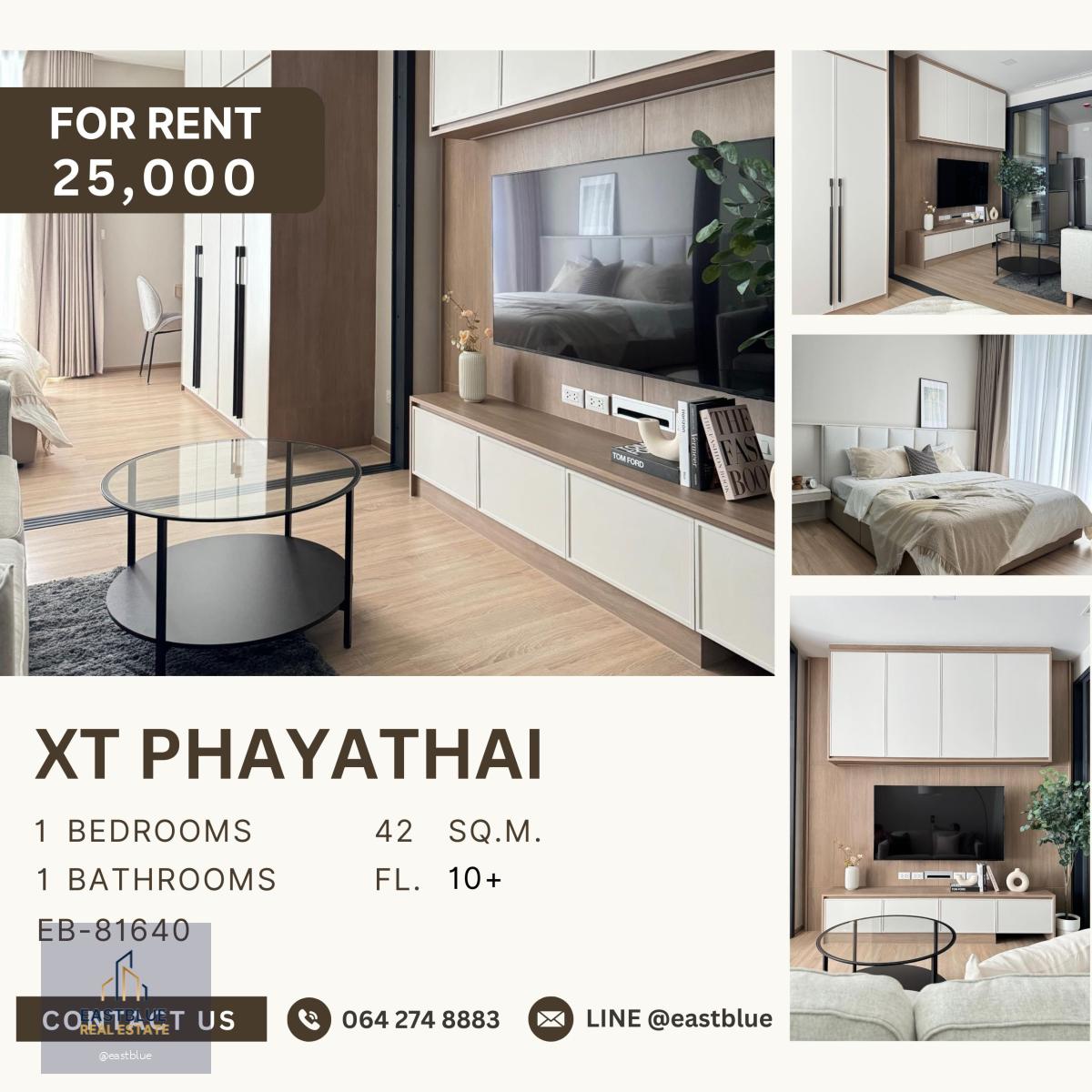 XT Phayathai, 1 bed, 25000 per month