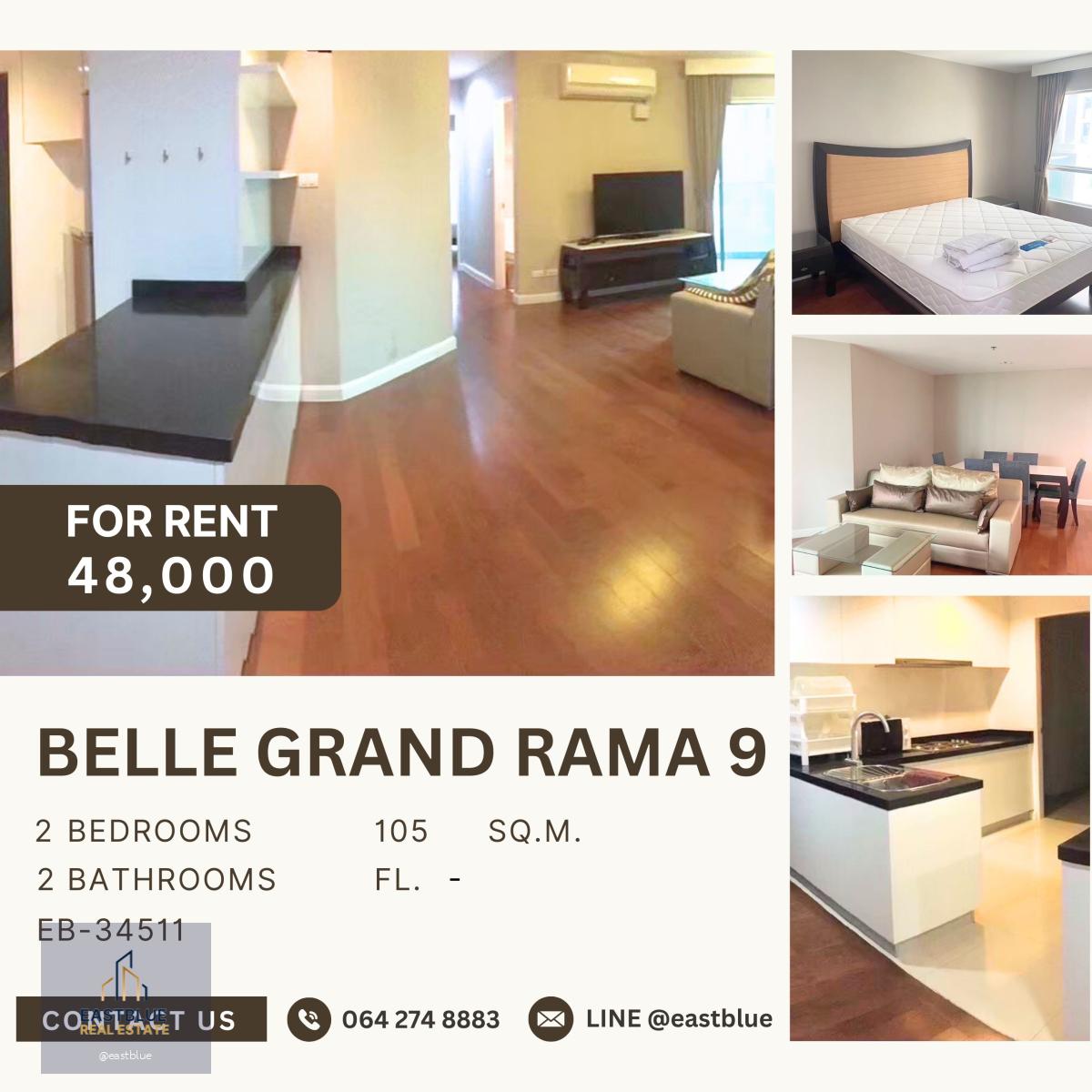 Belle Grand Rama 9, 2 bed, 48000 per month