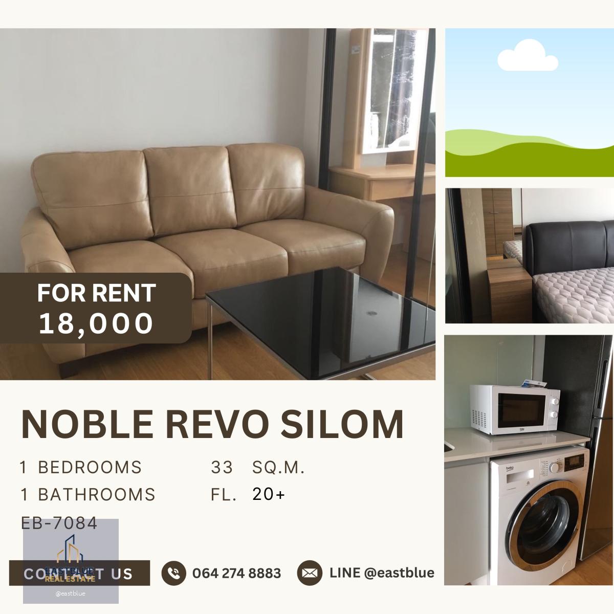 Noble Revo Silom, 1 bed, 18000 per month