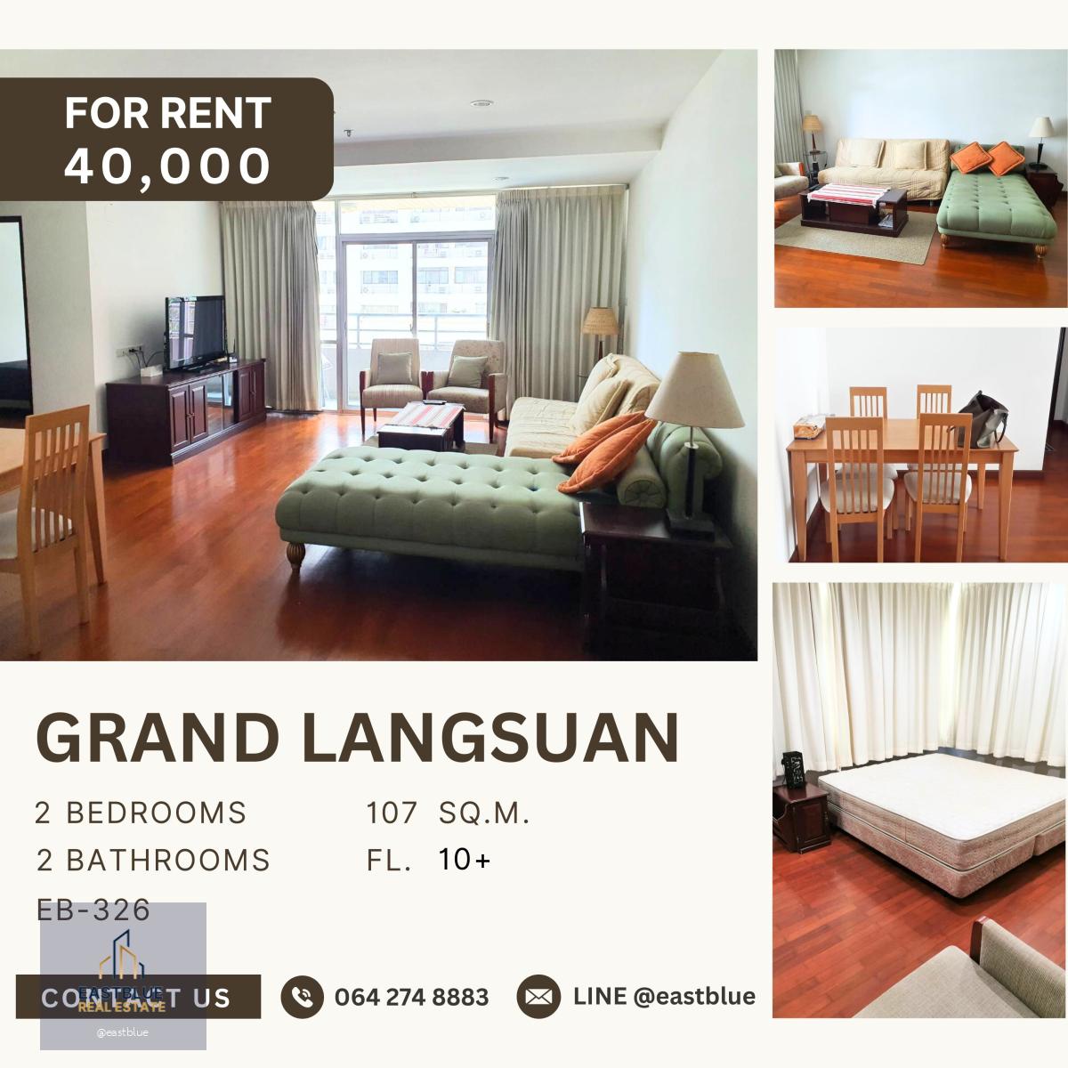 Grand Langsuan, 2 bed, 40000 per month