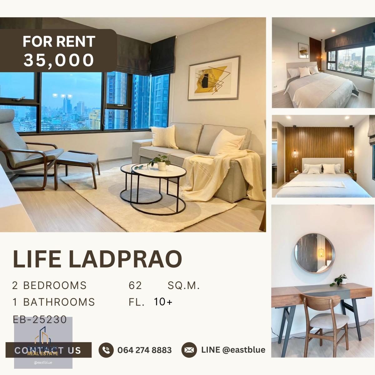 Life Ladprao, 2 bed, 35000 per month