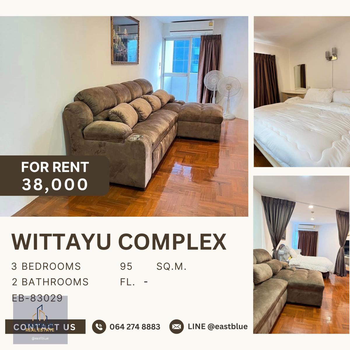 Wittayu Complex, 3 bed, 38000 per month