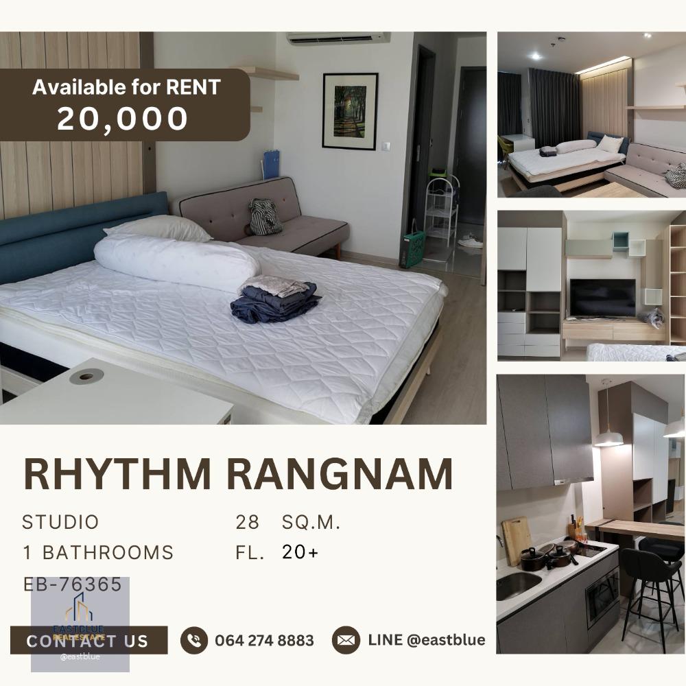 RHYTHM Rangnam 1 Bed 28 sqm 20,000 per month