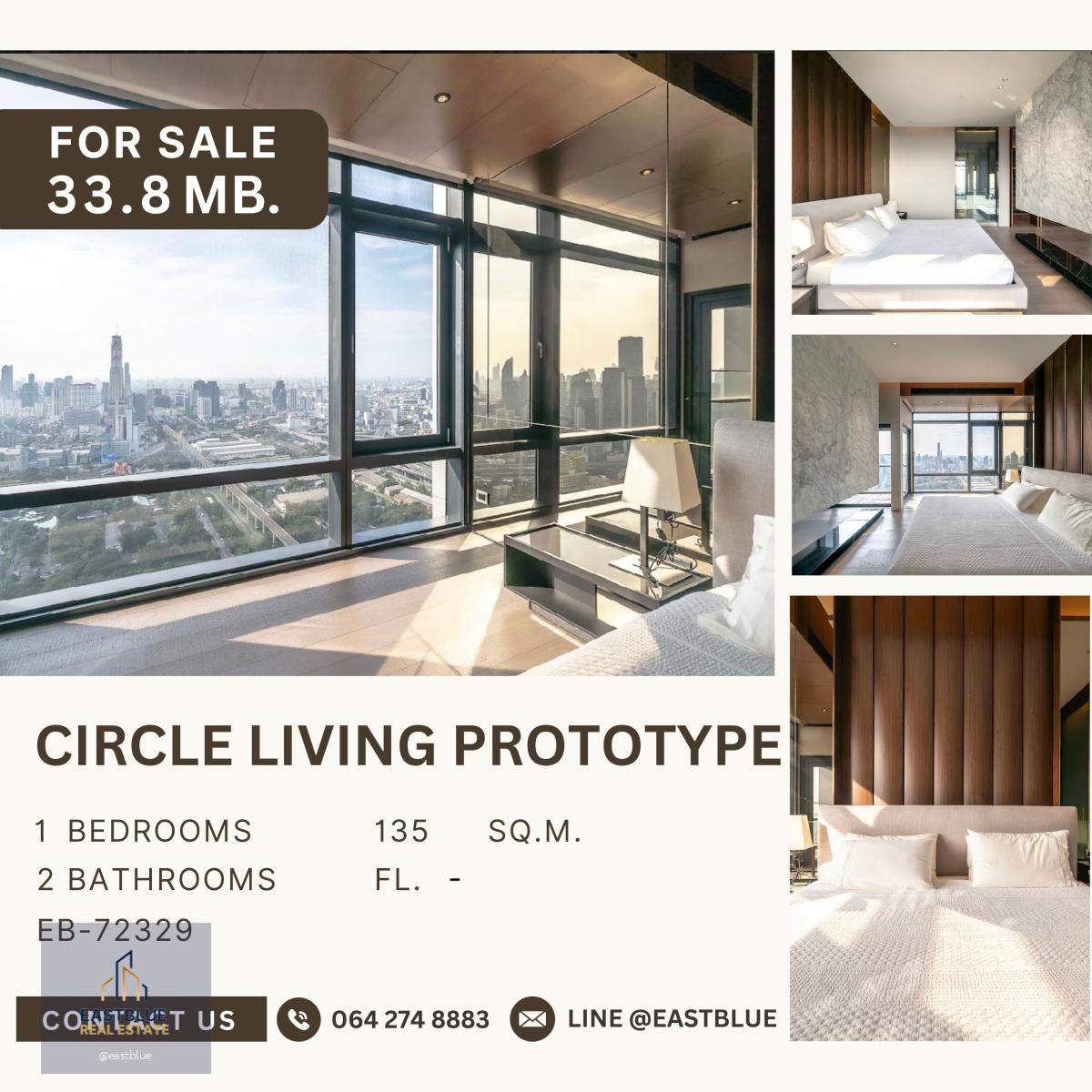 ขาย Circle Living Prototype ห้องสวยมาก ชั้นสูง วิวโล่ง ได้วิวเมืองและสีเขียวกลางกรุง ตกแต่งครบ ตอบโจทย์ทั้งการอยู่อาศัยเองและลงทุน