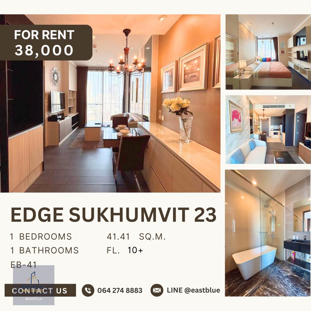 Edge Sukhumvit 23, 1 bed, 38000 per month