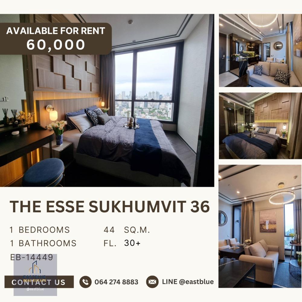 The Esse Sukhumvit 36 1 Bed for rent 60,000