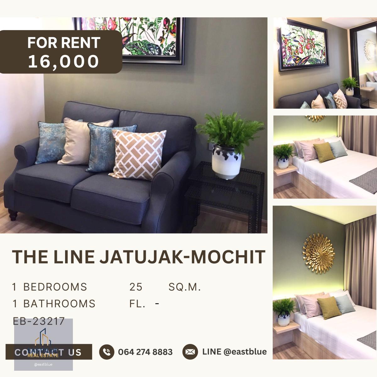 The Line Jatujak-Mochit, 1 bed, 16000 per month