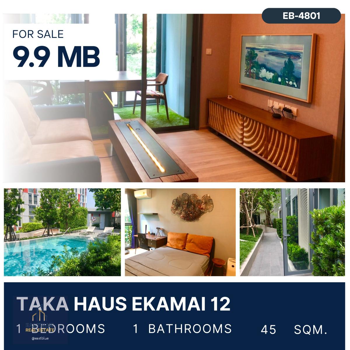 TAKA HAUS EKAMAI 12 low rise ตึกสงบ 1 ห้องนอน 9.9 MB