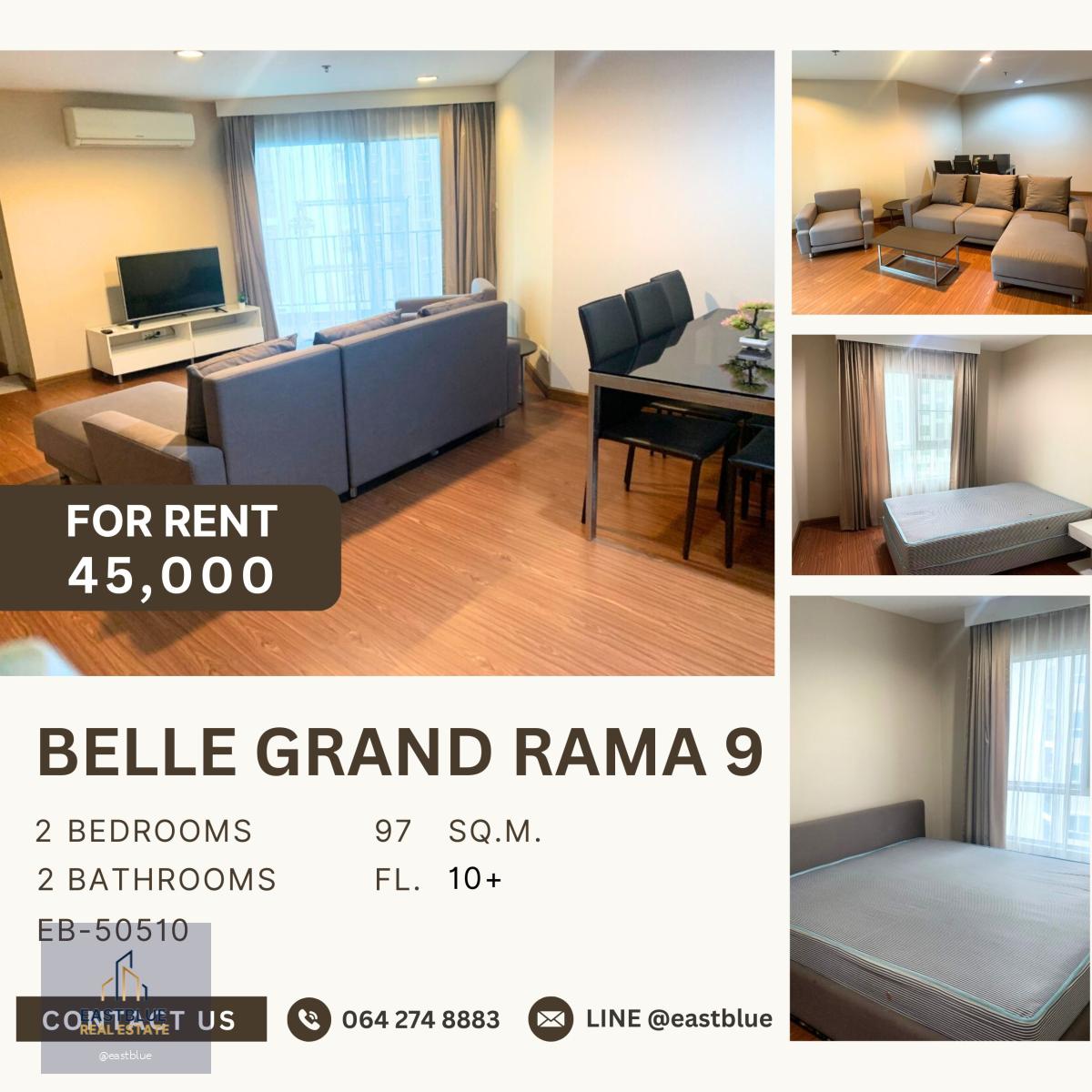 Belle Grand Rama 9, 2 bed, 45000 per month