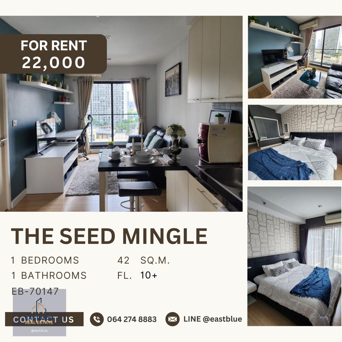 The Seed Mingle O, 1 bed, 22000 per month