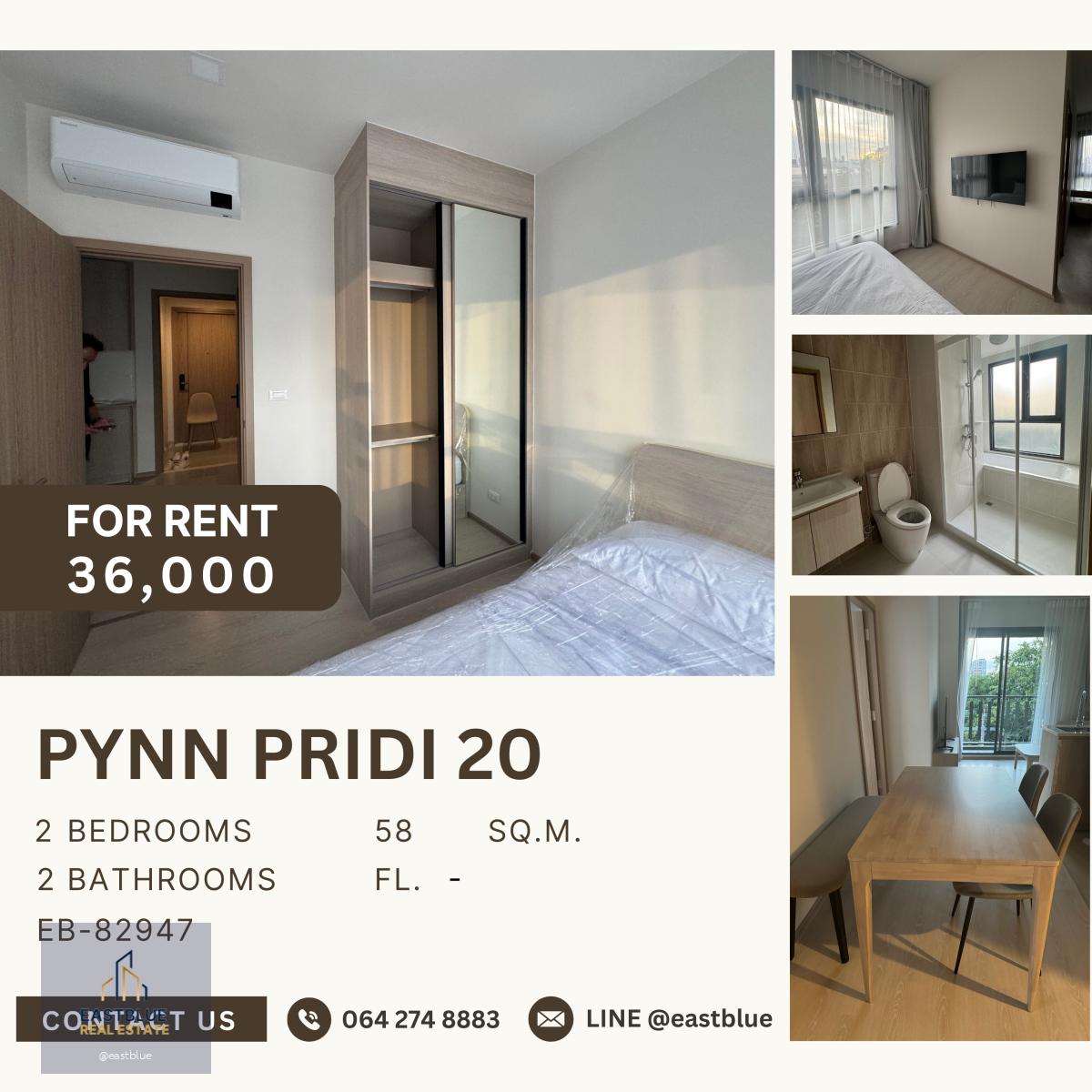 Pynn Pridi 20, 2 bed, 36000 per month