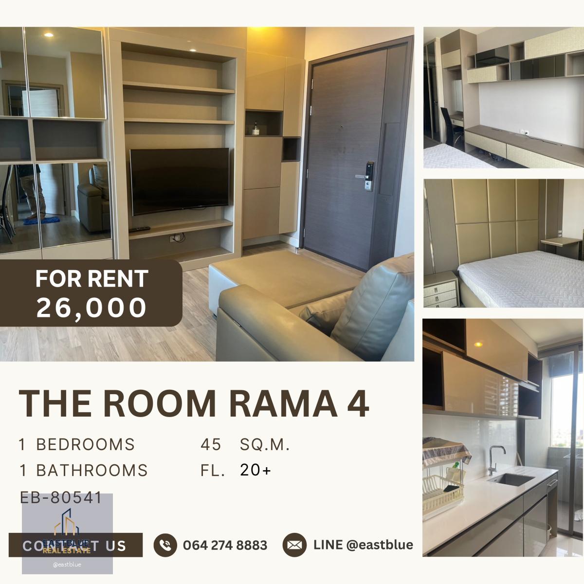 The Room Rama 4, 1 bed, 26000 per month