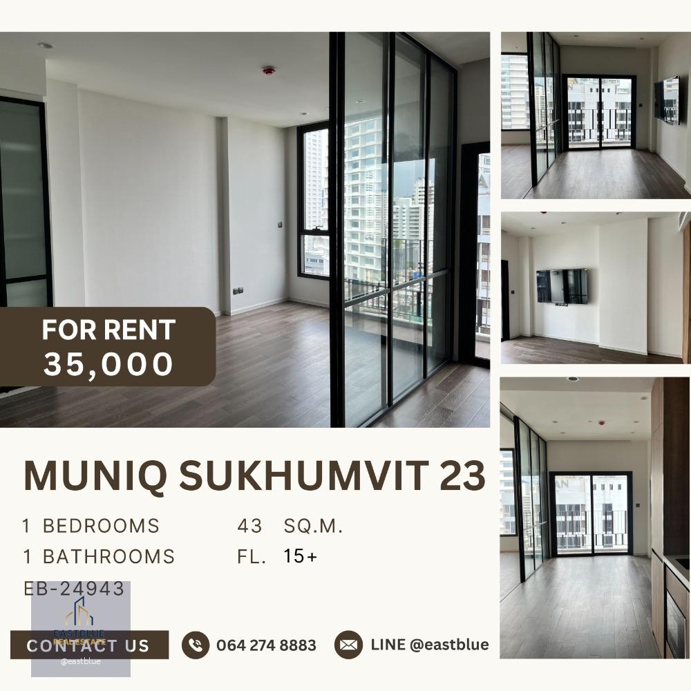 Muniq Sukhumvit 23 1 Bed 35,000 per month