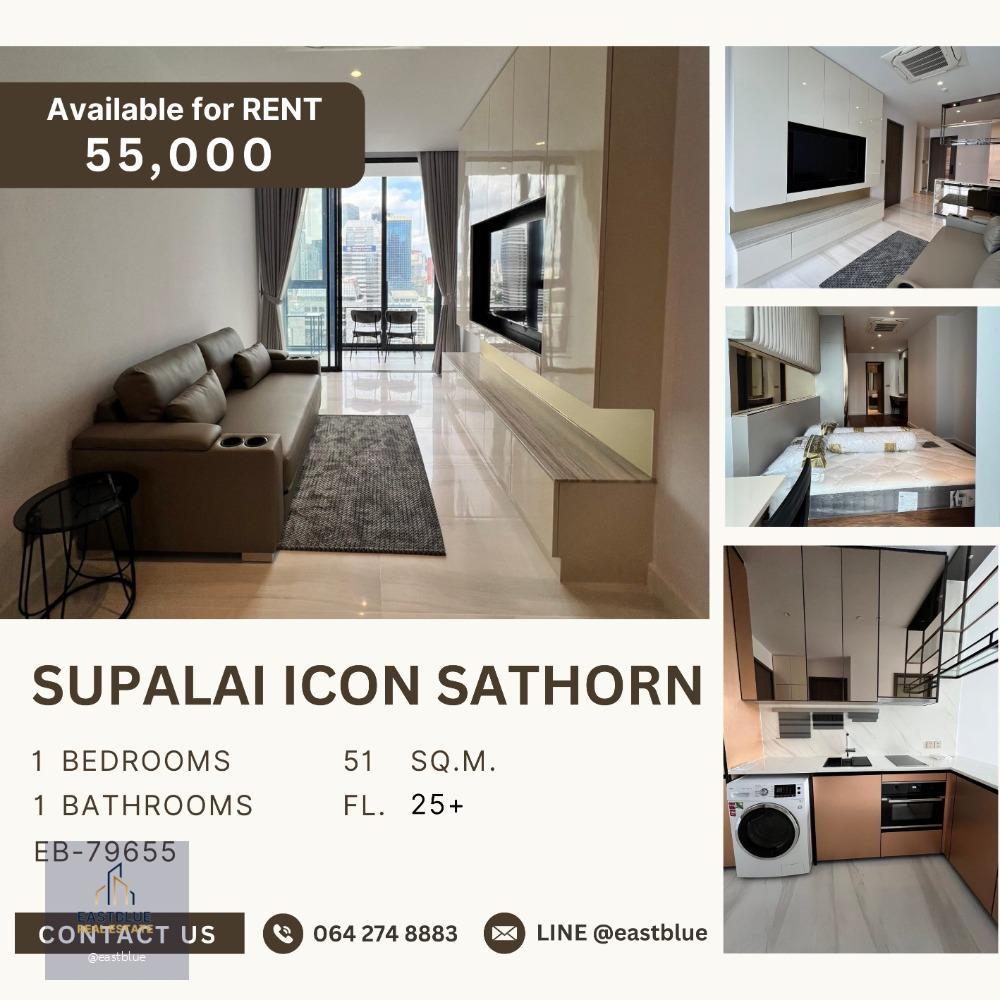 Supalai Icon Sathorn 1 Bed Large Unit 55k