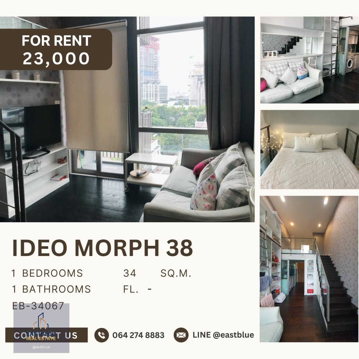 Ideo Morph 38, 1 bed, 23000 per month