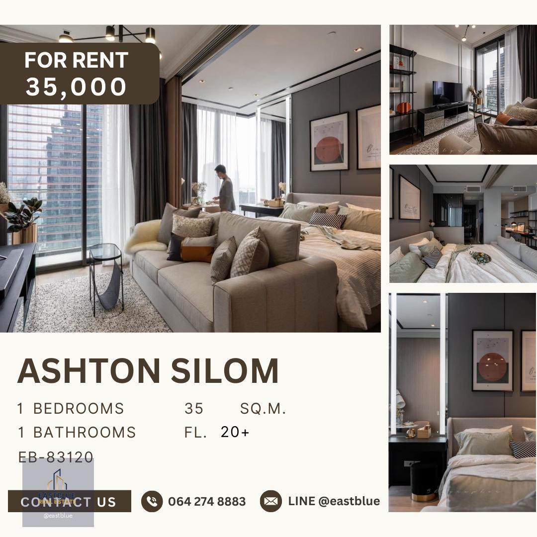 Ashton Silom, 1 bed, 35000 per month