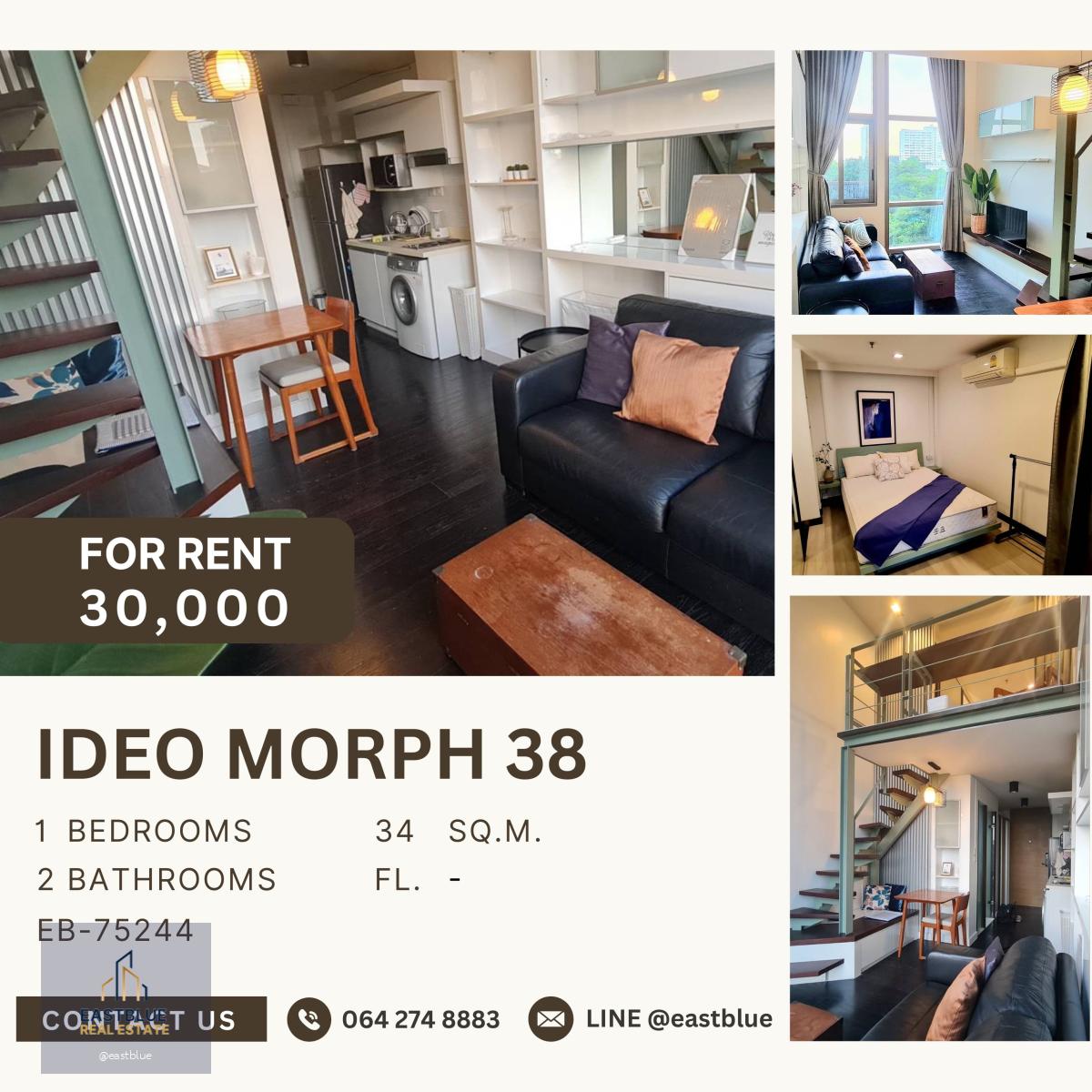 Ideo Morph 38, 1 bed, 30000 per month