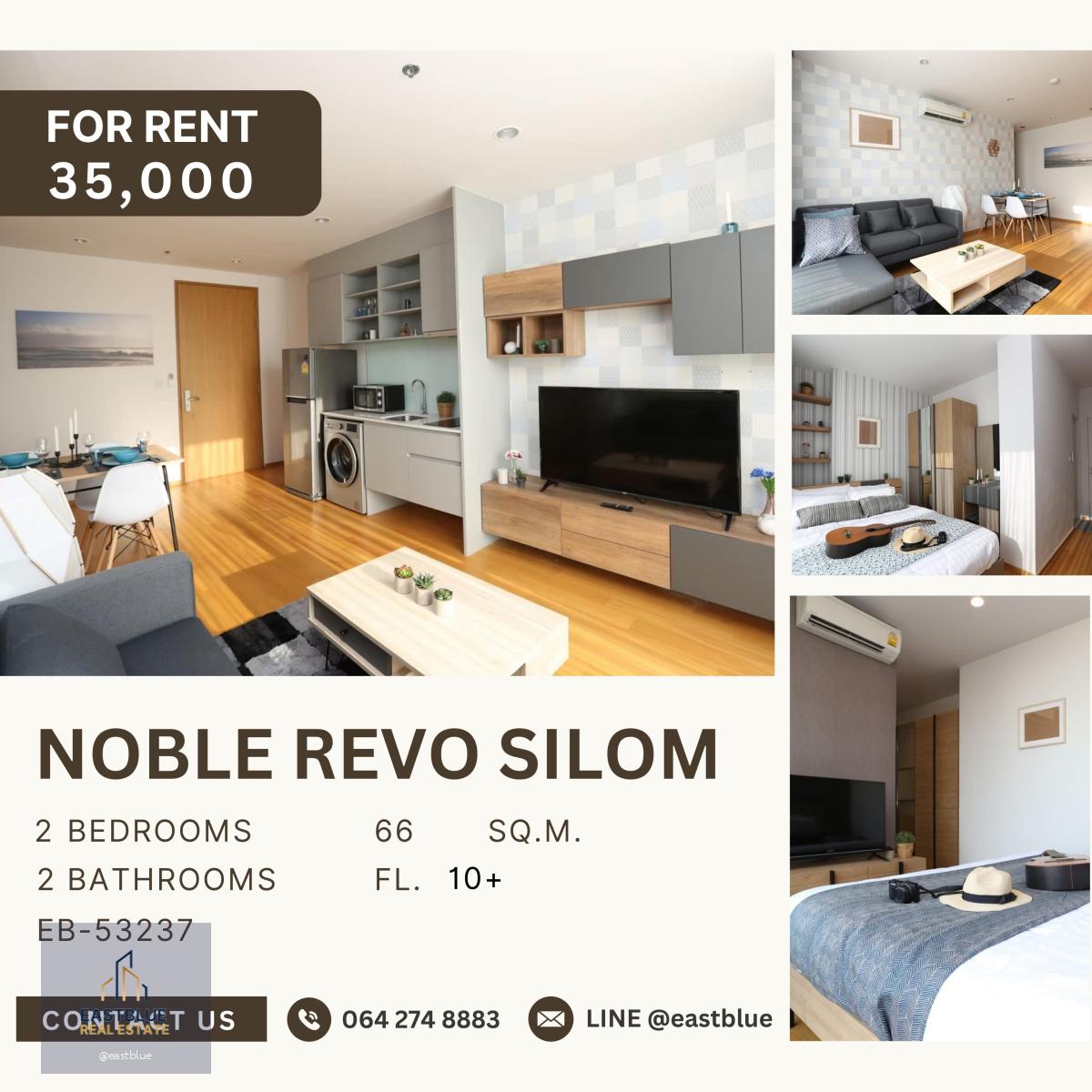 Noble Revo Silom, 2 bed, 35000 per month