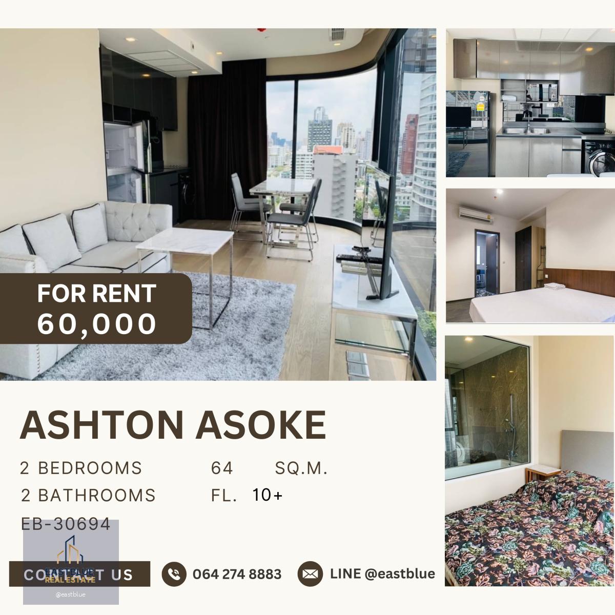 Ashton Asoke, 2 bed, 60000 per month