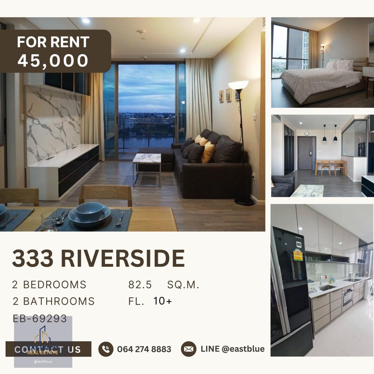 333 Riverside, 2 bed, 45000 per month