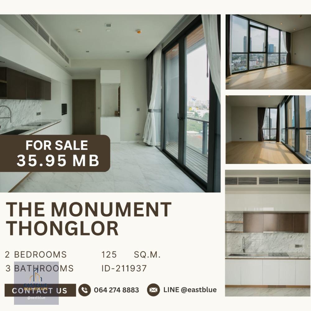 The Monument Thong Lo 2 Beds for Sale 35.95 - Unfurnished