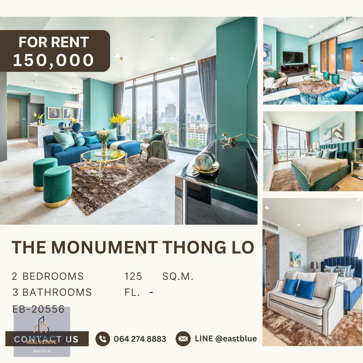 The Monument Thong Lo, 2 bed, 150000 per month