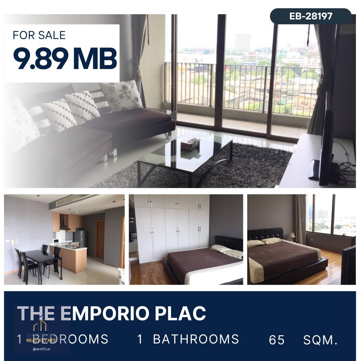 The Emporio Place ห้องใหญ่ ราคาดีที่สุดในตึก คุ้มค่ามากๆ ทำเลพร้อมพงษ์ วิวโล่ง คุ้มค่าแก่การลงทุน