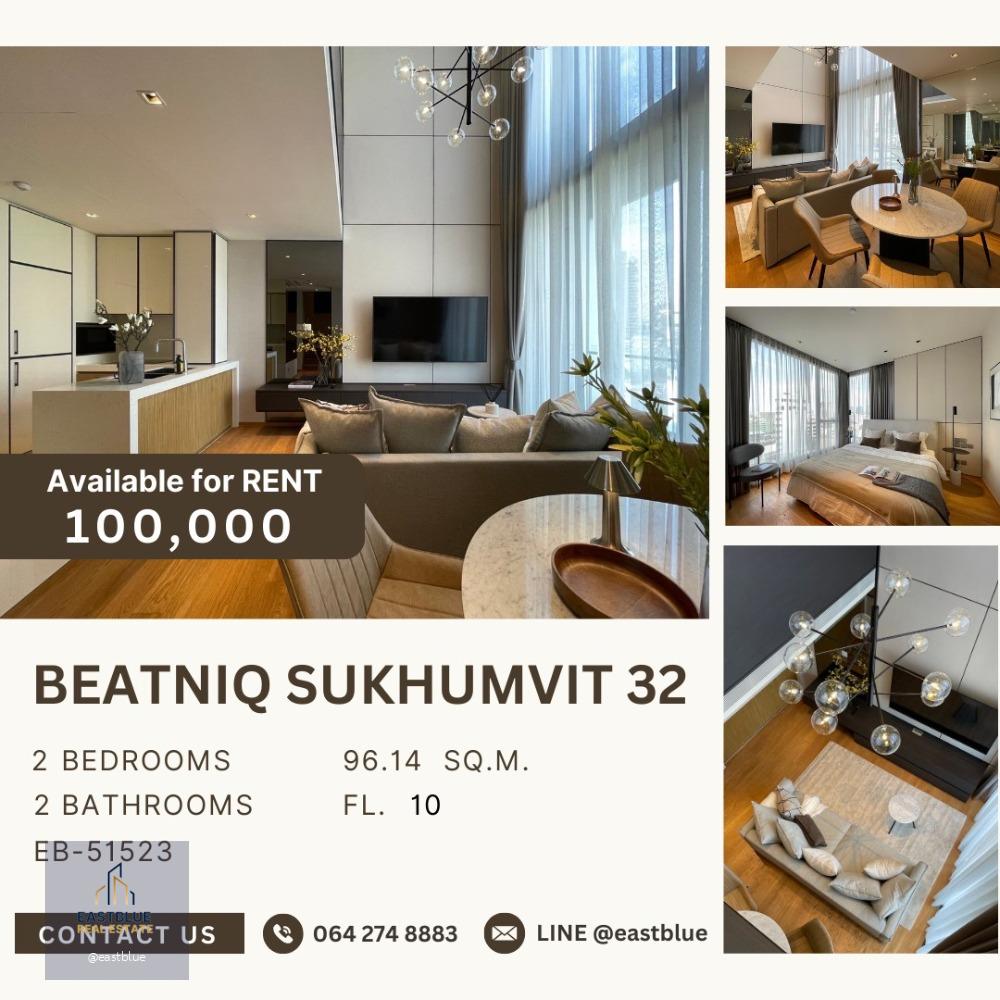 Beatniq Sukhumvit 32 for rent 100k