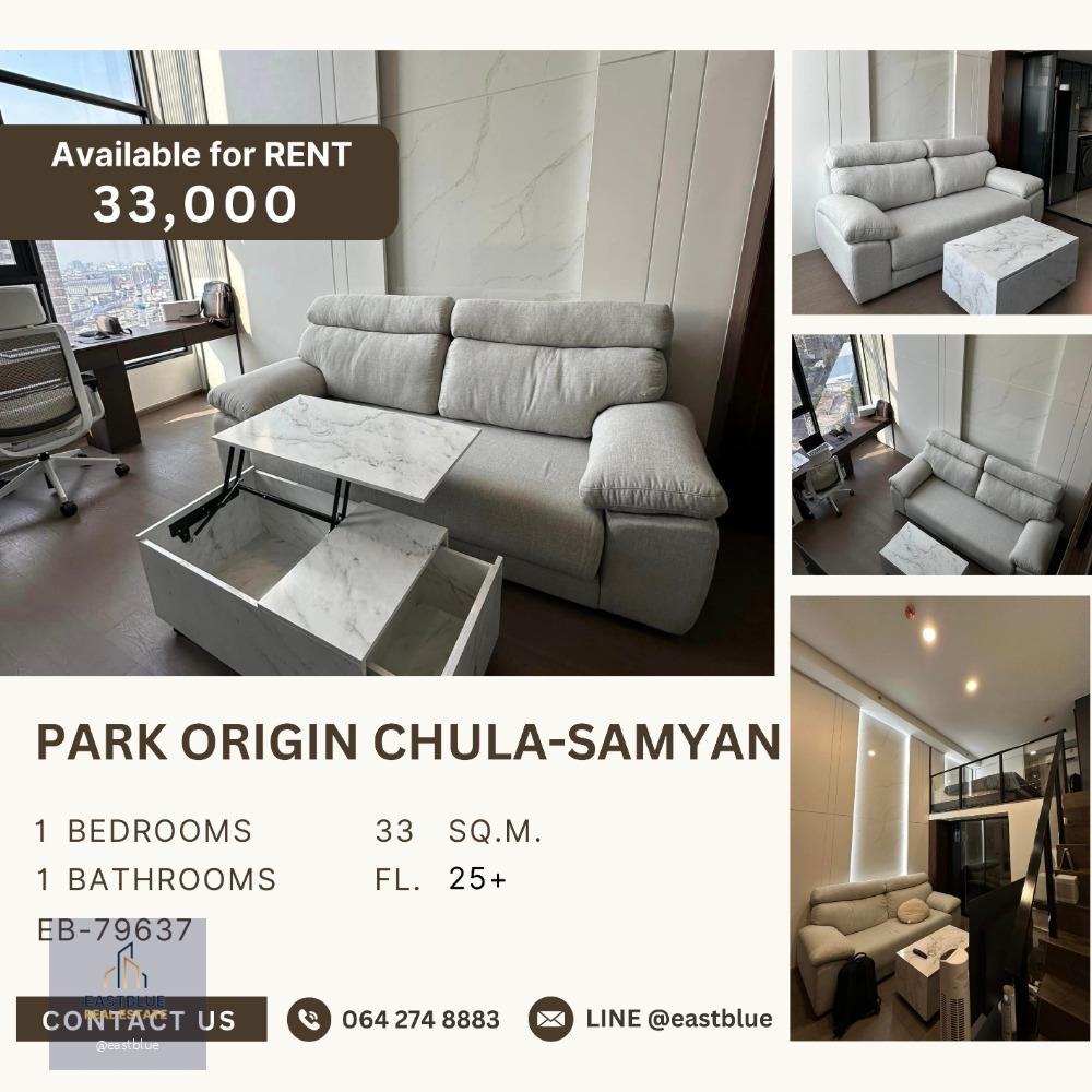 Park Origin Chula-Samyan Duplex 33k per month