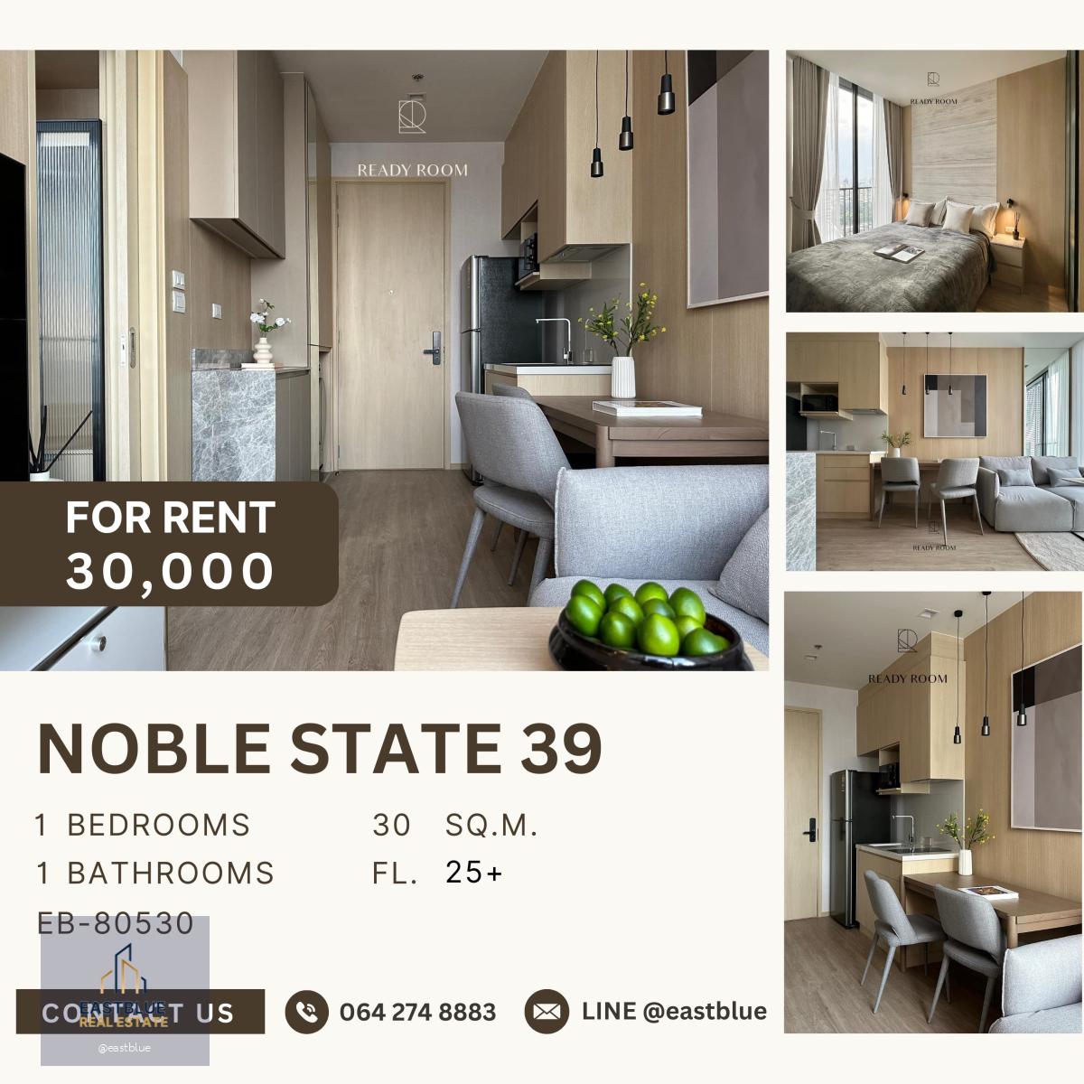 NOBLE STATE 39, 1 bed, 30000 per month