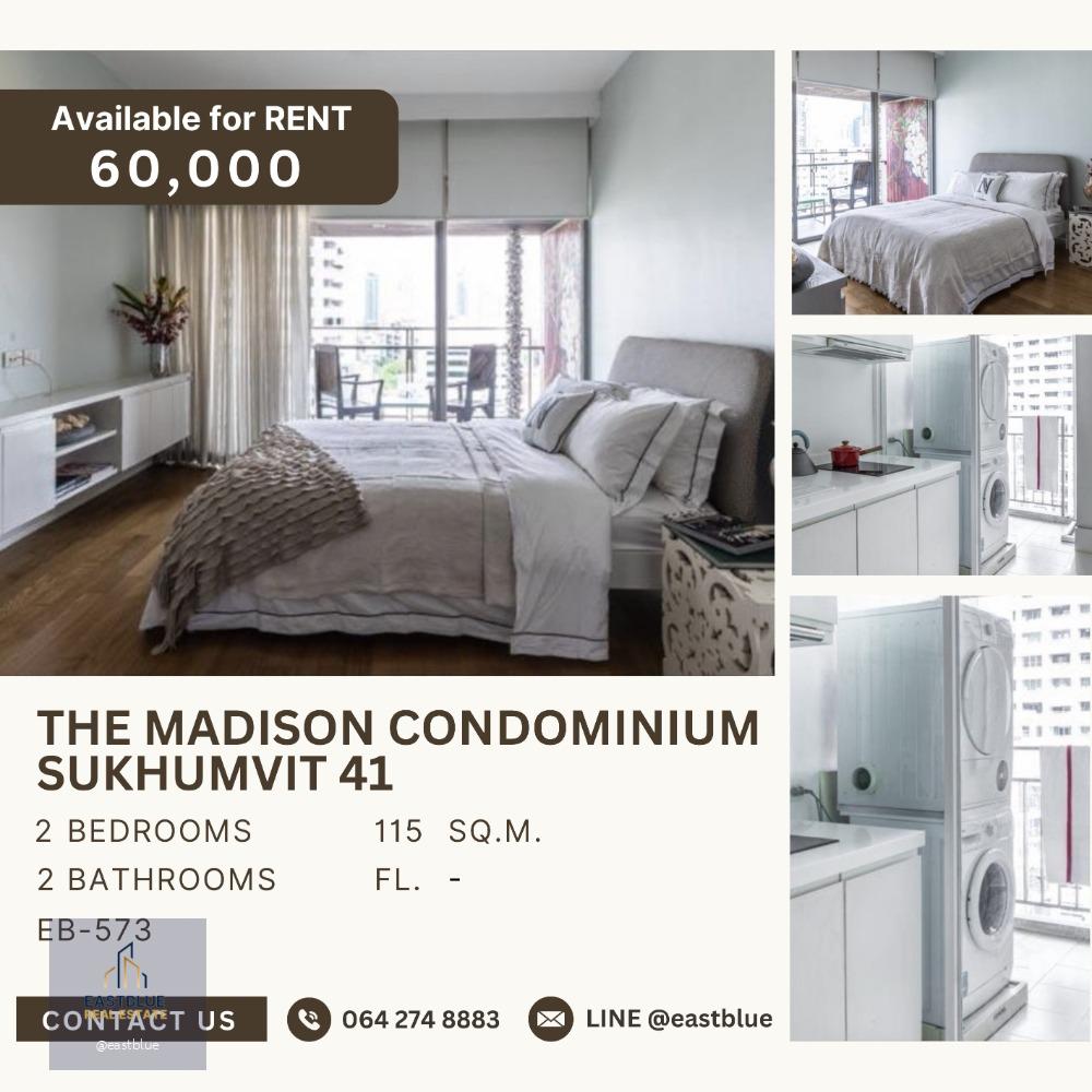 The Madison 2 Beds ห้องใหญ่ 60,000 per month