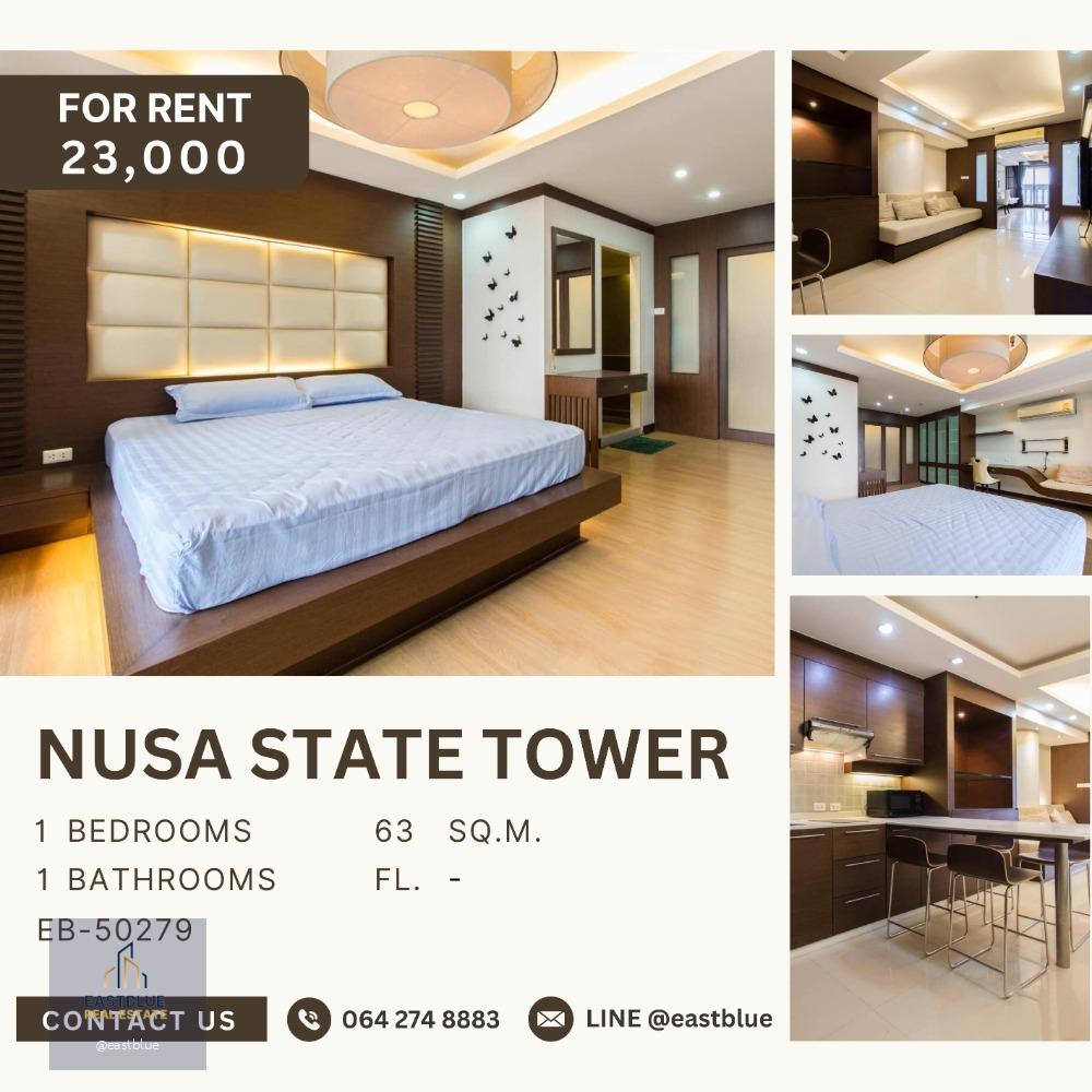 Nusa State Tower Condominium, 1 bed, 23000 per month