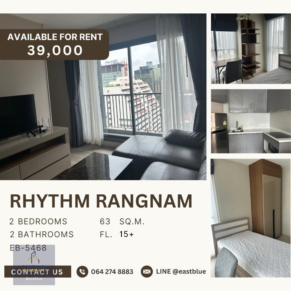 RHYTHM Rangnam 2 Beds for rent 39,000 per month