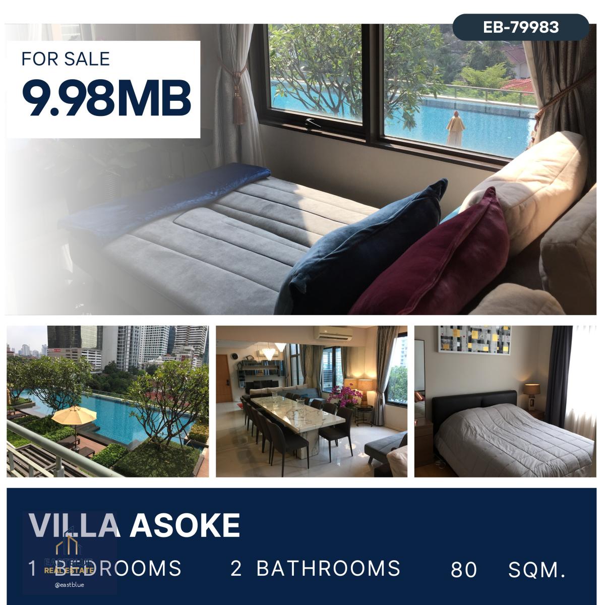 Villa Asoke Best Deal, Duplex 80 sqm 9.98 MB.