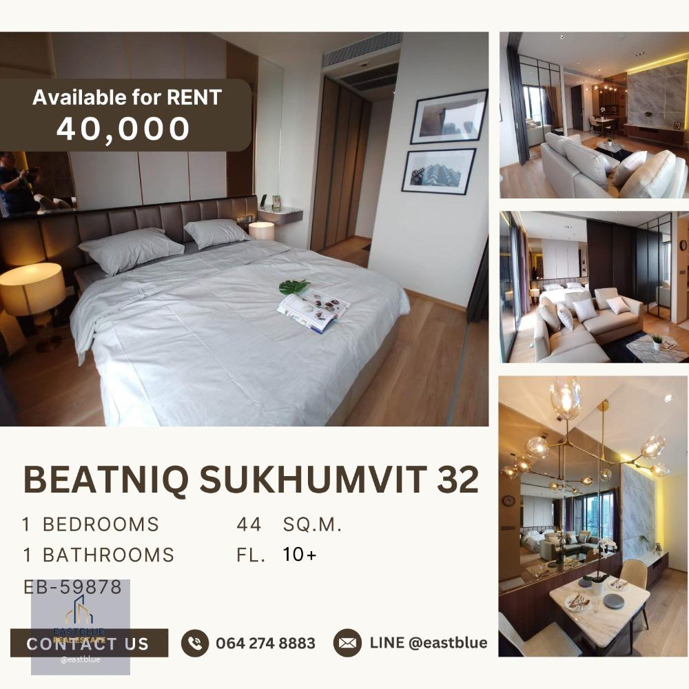 Beatniq Sukhumvit 32 for rent 40k per month