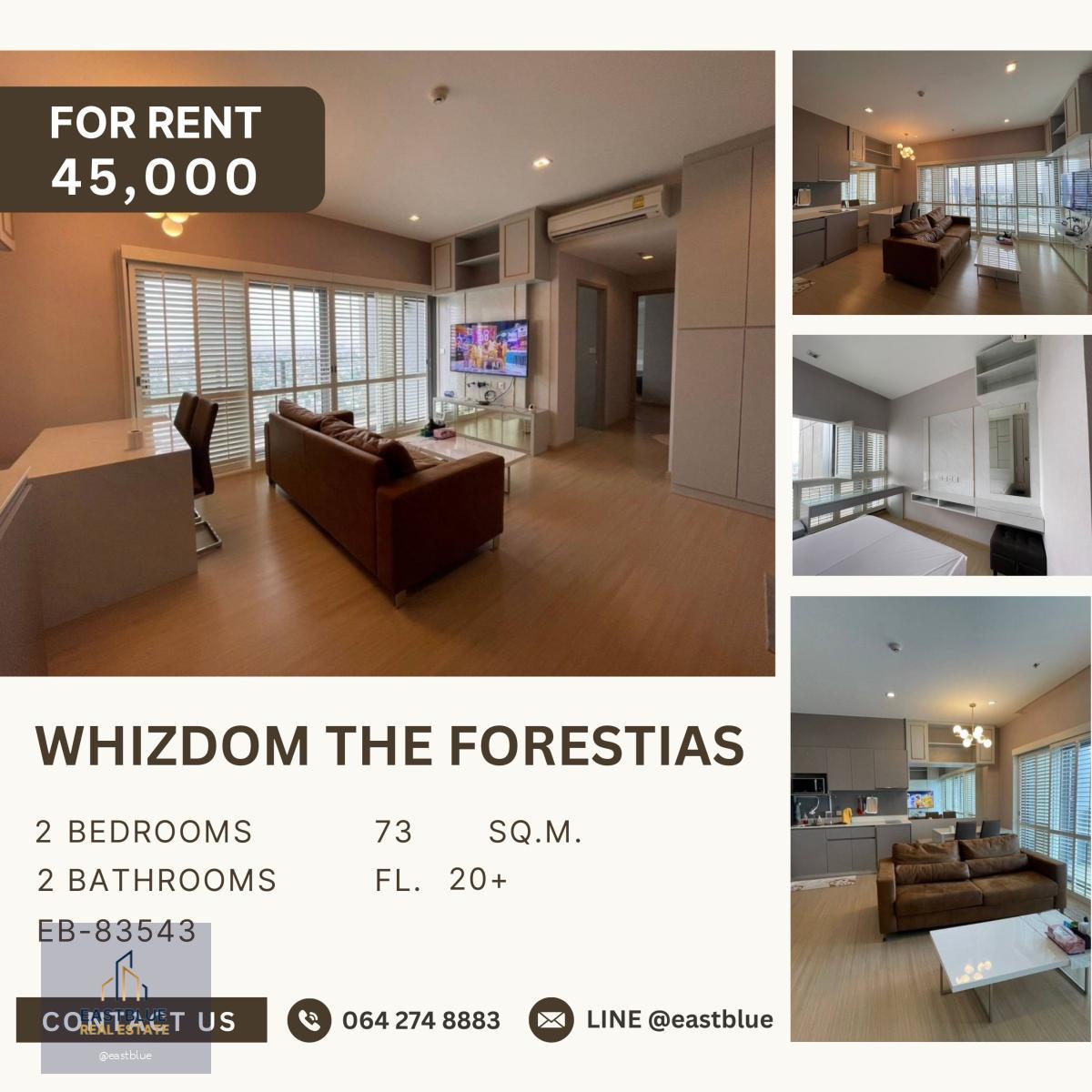 Whizdom The Forestias, 2 bed, 45000 per month