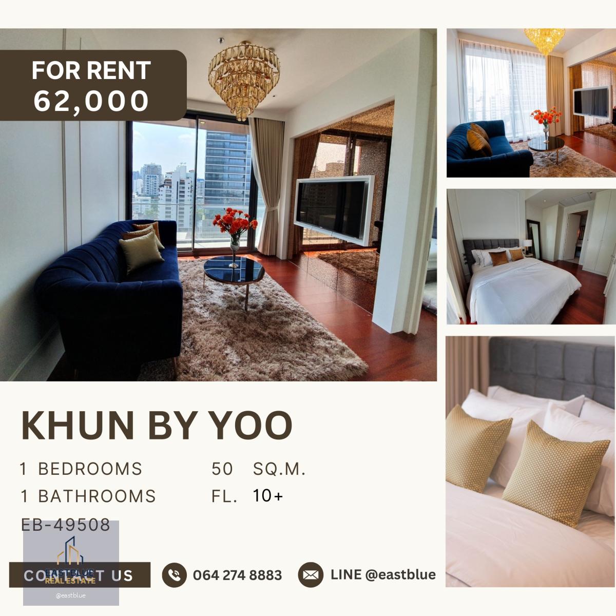 Khun by Yoo, 1 bed, 62000 per month